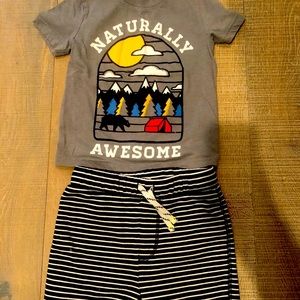 Boys tshirt and shorts